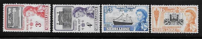 Sierra Leone 1961 Royal Visit MNH A562