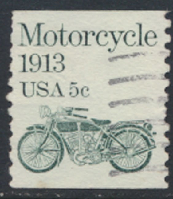 USA  SC#  1899   Used 1983  Coil single Motorcycle 1913 see scan