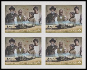 Canada 3273 Black History Month Amber Valley ‘P’ block (4 stamps) MNH 2021 