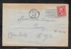 Just Fun Cover #634 on STOCKTON CALIF. OCT/6/1930 Cancel (my4597)