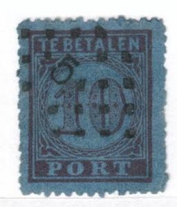 Netherlands Scott J2 Postage Due 1870 CV $20