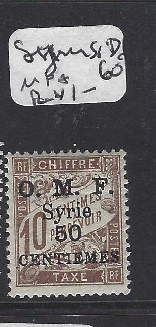 SYRIA  (P1701B)  POSTAGE DUE SG  D60     MNH