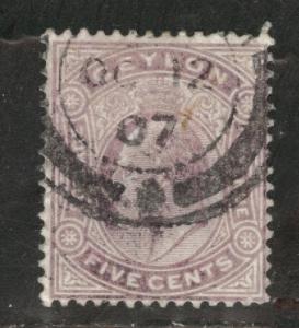 CEYLON Scott 169 KEVII wmk 2, perf 14, 1903