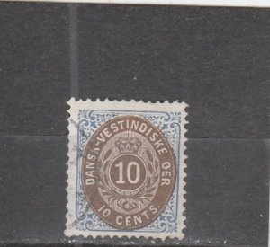 Danish West Indies  Scott#  10a  Used  (1876 Numeral of Value)