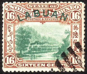 1902, Labuan 16c, Used, Sc 99