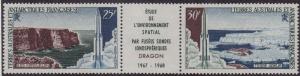 FRENCH SOUTHERN & ANTARCTIC TERR MNH Scott # C15 (2 Stamps) -6 (9)