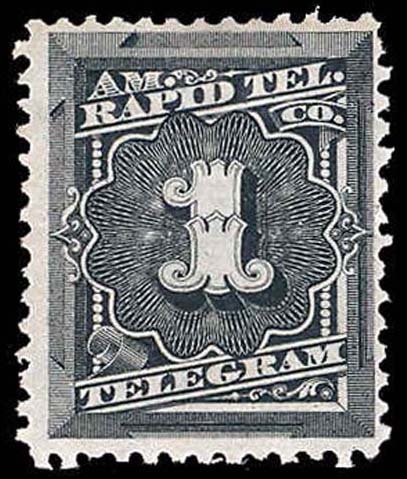 U.S. TELEGRAPH 1T1  Mint (ID # 80339)