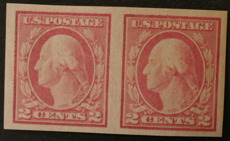 United States #482 Washington Imperforate Pair MNH