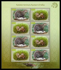 2019 Kazakhstan 1158-59KL River otter