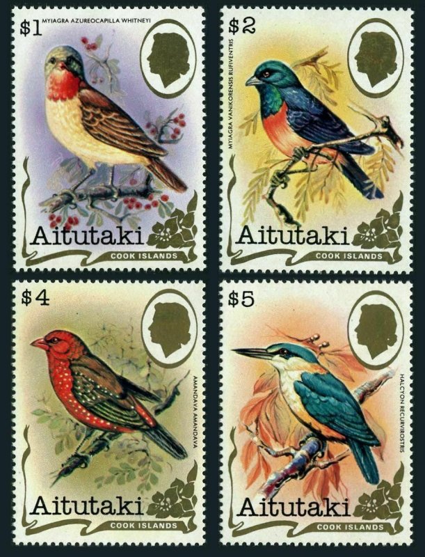 Aitutaki 215-246D,MNH.Michel 370-405. Bird 1981-1982.Names in description.