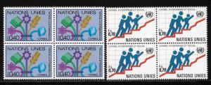 UNITED NATIONS - GENEVA SC# 96-97  B/4 UL FVF/MNH  1980