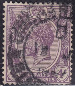 Straights Settlement 184 USED 1925 King George V