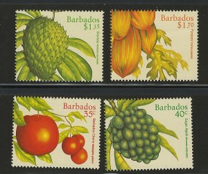 Barbados Scott 945-948 MNH Complete Set