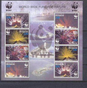 Micronesia 659e MNH WWF-05/Sealife SCV8