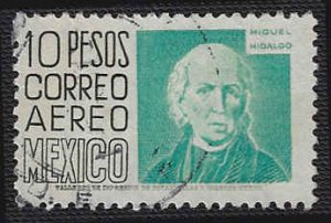 Mexico #C216 Used; 10p Miguel Hidalgo (1950) (2)