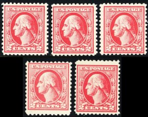 526, Mint NH 2¢ FIVE Fresh Stamps CV $287 -- Stuart Katz