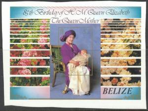 Belize Scott # 761 MNH Imperf sheet