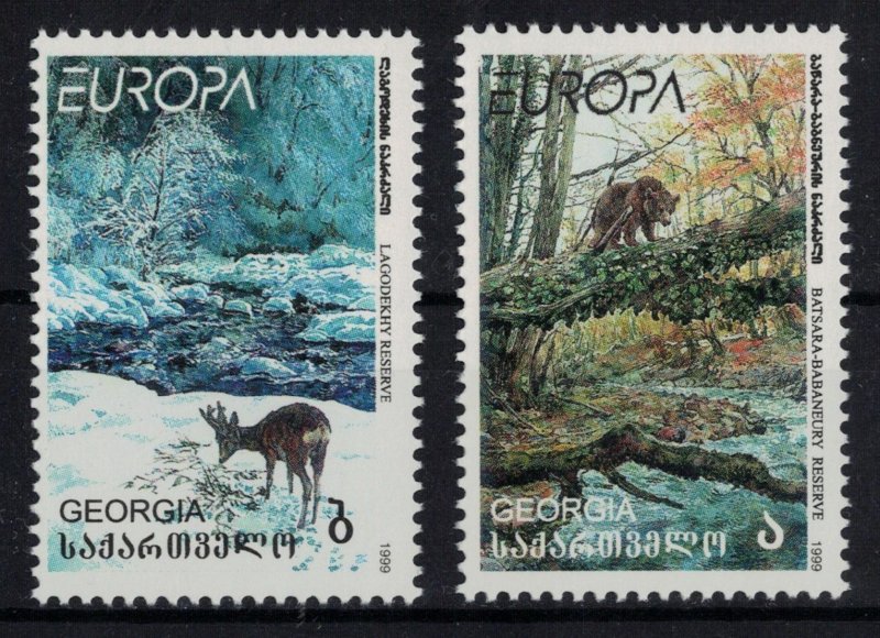 GEORGIA 1999 - Europa stamps, nature, forests/ complete set MNH