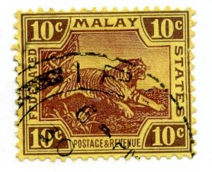 Malaya Federated States, Scott #64, Used