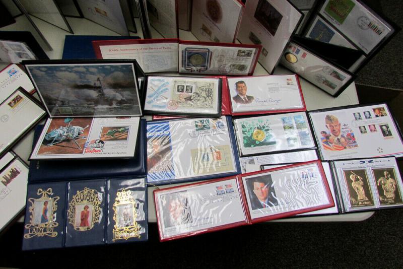 World Stamps Cover Collection 160 Commemoratives Cost $3,000