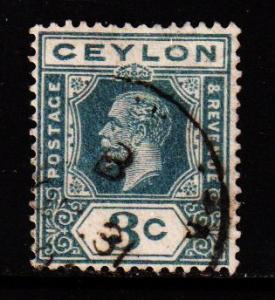 Ceylon -  #228 King George V  - Used