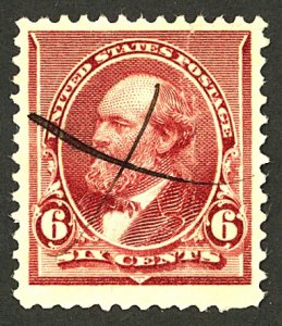 U.S. #224 USED CREASE THINS