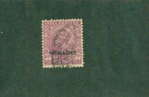 NABHA  INDIAN STATE O34 USED BIN $0.50