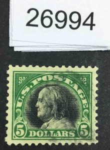 US STAMPS  #524 USED VF+ LOT #26994