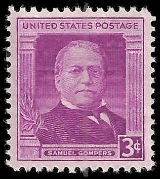 # 988 MINT NEVER HINGED SAMUAL GOMPERS XF+