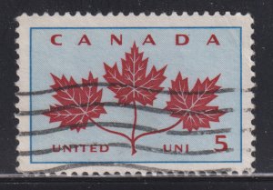 Canada 417 Canadian Maple Leaves 5¢ 1964