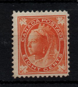 Canada 1897-98 8c orange mint LHM SG148 WS43453