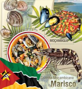 MOZAMBIQUE 2013 SHEET SEAFOOD