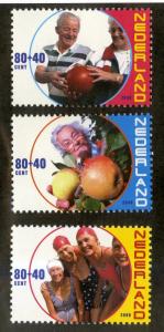 NETHERLANDS B714-B716 MNH SCV $4.20 BIN $2.25 SENIOR CITIZENS