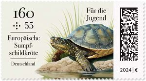 Stamps Germany 2024 MNH** - Reptiles - European pond turtle