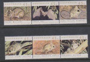 Australia Sc#1235 MNH in 2 Strips