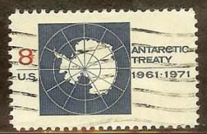 US #1431 8c Map of Antarctica