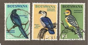 Botswana  Scott #29-31  Used   Scott CV $13.50