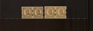 Scott 576 Harding Schermack Type 3 Line Pairs 2 Shades of Stamps NH (576-Sch2)