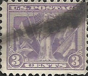 # 537 Used Violet Victory Of The Allies In World War 1