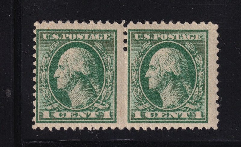 1918 Sc 525 MNH fresh with nice OG part imperf pair - full imperf CV $750