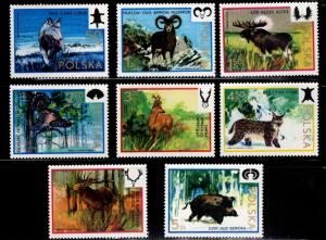 Poland Scott 1971-1978  MNH** 1973 Hunting set