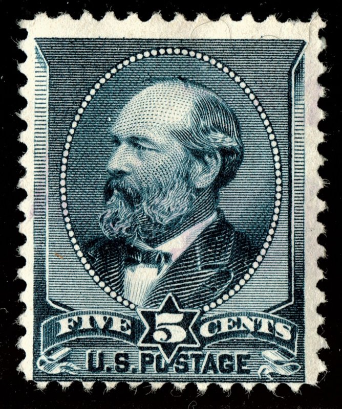 [0872] 1888 Scott#216 mint no gum 5¢ blue cv:$75