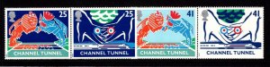 KAPPYSTAMPS GB-4 GB 1994 CHANNEL TUNNEL OPENING ISSUE