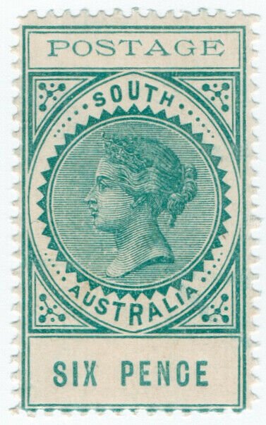 (I.B) Australia Postal : South Australia 6d (SG 270)