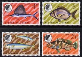 ASCENSION IS. - 1969 - Fish, 2nd Series - Perf 4v Set - MNH