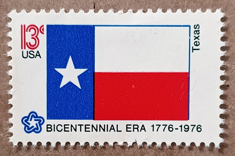 United States #1660 13c Texas State Flag MNG (1976)