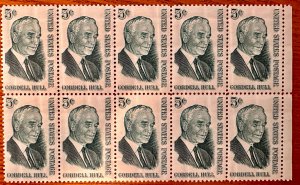 US #1235 Cordell Hull block of 10 5c 1963 Mint NH