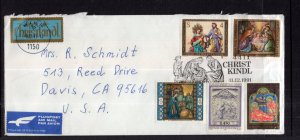 Austria to Davis,CA 1991 Cover