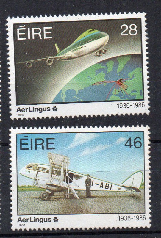 IRELAND - 1986 - 50th ANNIVERSARY OF AER LINGUS - PLANES -