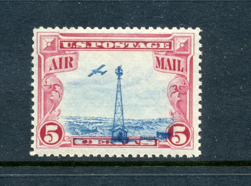 Scott #C11 Var Beacon Massive Vignette Shift Error Mint  Stamp NH (C11-V7)